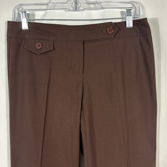 Trina Turk Wide Leg Cuffed Ankle Dress Pants | Size 4 - Picture 4 of 5